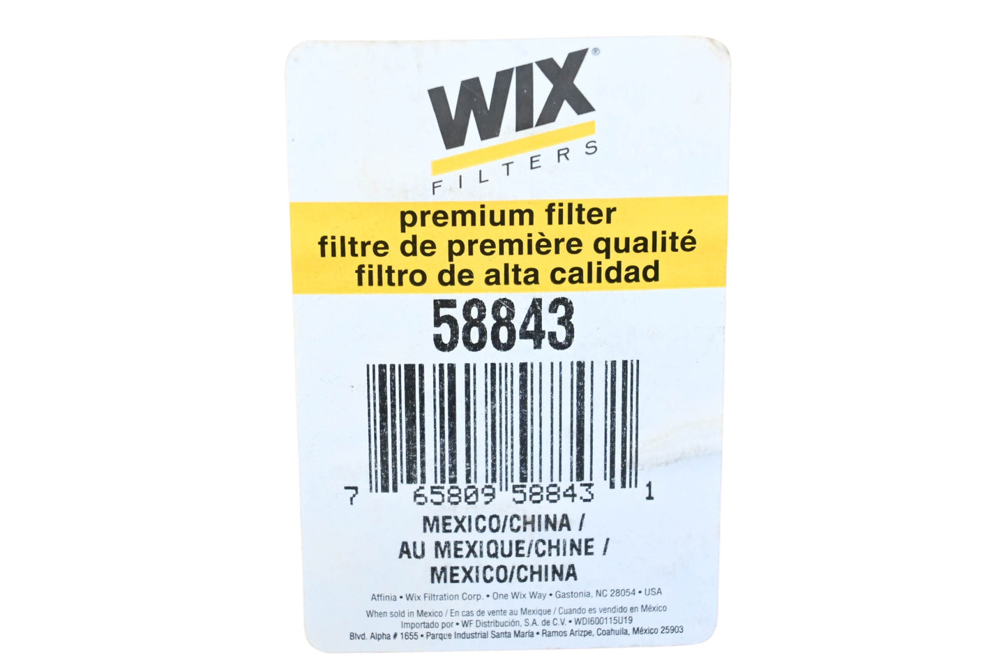 Wix 58843 Transmission Filter Kit NOS