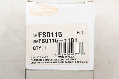 Delphi FS0115, FS0115-11B1, 125-181 Fuel Strainer NOS