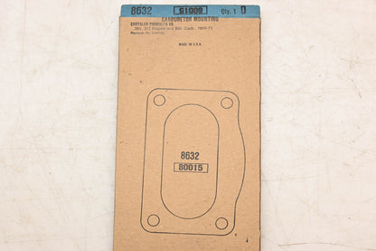 Fel-Pro 8632, 80015 Carburetor Mounting Gasket NOS