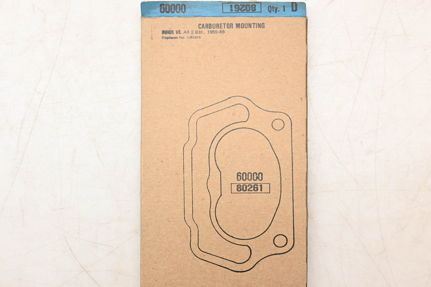 Fel-Pro 60000, 80261 Carburetor Mounting Gasket NOS