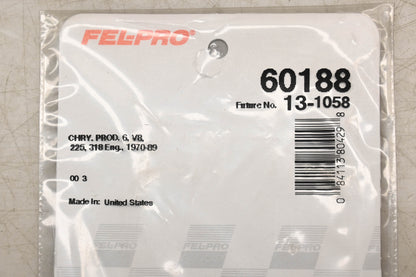 Fel-Pro 60188, 13-1058 Carburetor Mounting Gasket NOS