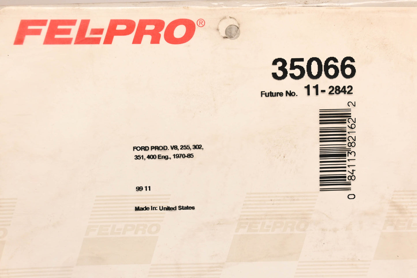 Fel-Pro 35066 Water Pump Gasket NOS