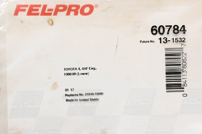 Fel-Pro 60784, 13-1532 Carburetor Mounting Gasket NOS