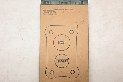 Fel-Pro 60271, D4ZZ-9447-AB Carburetor Mounting Gasket NOS