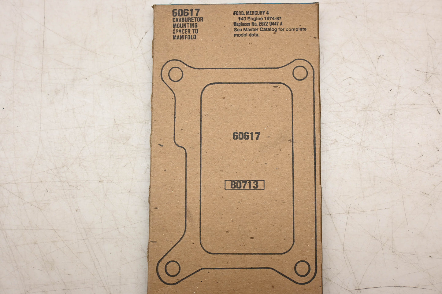 Fel-Pro 60617, E6ZZ-9447-A Carburetor Mounting Gasket NOS