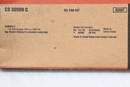 Fel-Pro OS 30509 C, 30509 Oil Pan Gasket NOS