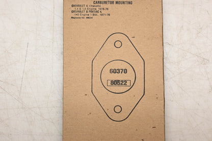 Fel-Pro 60370, 466347, 6347 Carburetor Mounting Gasket NOS