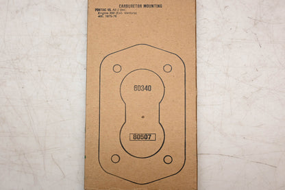 Fel-Pro 60340 Carburetor Mounting Gasket NOS