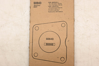 Fel-Pro 60843, E3FZ-9E936-A Fuel Injection Throttle Body Mounting Gasket NOS