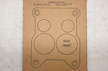 Fel-Pro 60334 Carburetor Mounting Gasket NOS