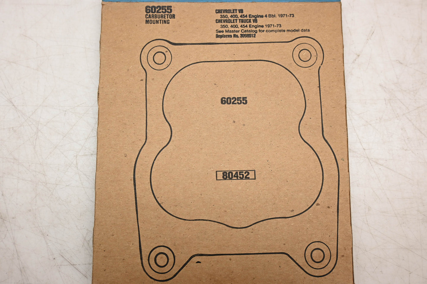 Fel-Pro 60255, 3998912 Carburetor Mounting Gasket NOS
