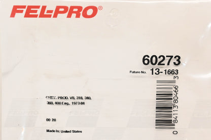 Fel-Pro 60273 Carburetor Mounting Gasket NOS