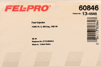 Fel-Pro 60846, E7TZ-9E936-B Fuel Injection Throttle Body Mounting Gasket NOS