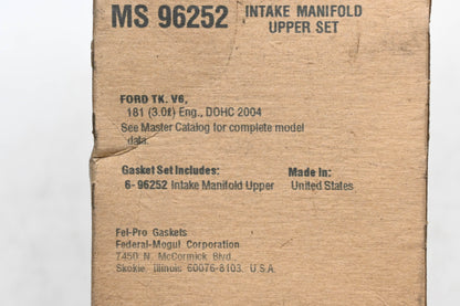 Fel-Pro MS 96252, 96252 Fuel Injection Plenum Gasket Kit NOS