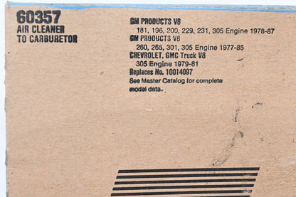 Fel-Pro 60357, 10014097 Air Cleaner Mounting Gasket NOS