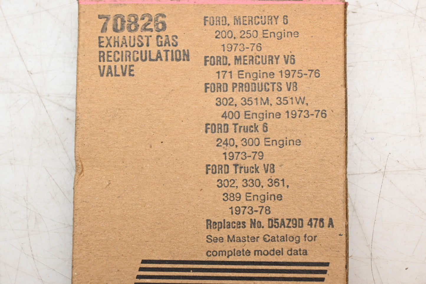 Fel-Pro 70826, D5AZ9D-476-A EGR Valve Gasket NOS