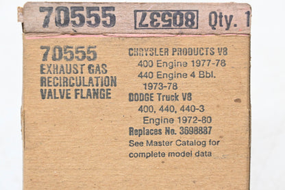 Fel-Pro 70555, 3698887 EGR Valve Gasket NOS