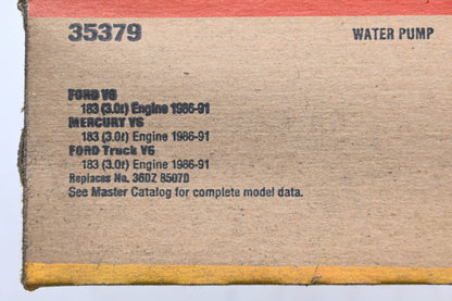 Fel-Pro 35379, 36DZ-8507D Water Pump Gasket NOS