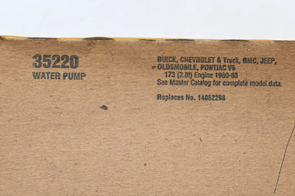 Fel-Pro 35220, 14062298 Water Pump Gasket NOS