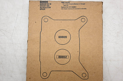Fel-Pro 60809, E4TE-9A589-CA, E3TZ-9A589-G Carburetor Mounting Gasket NOS