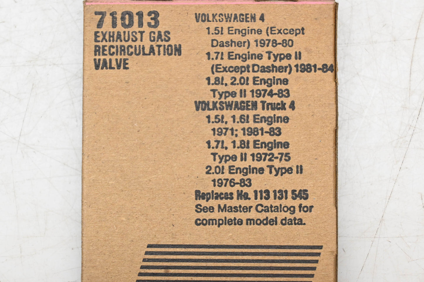 Fel-Pro 71013, 113-131-545 EGR Valve Gasket NOS