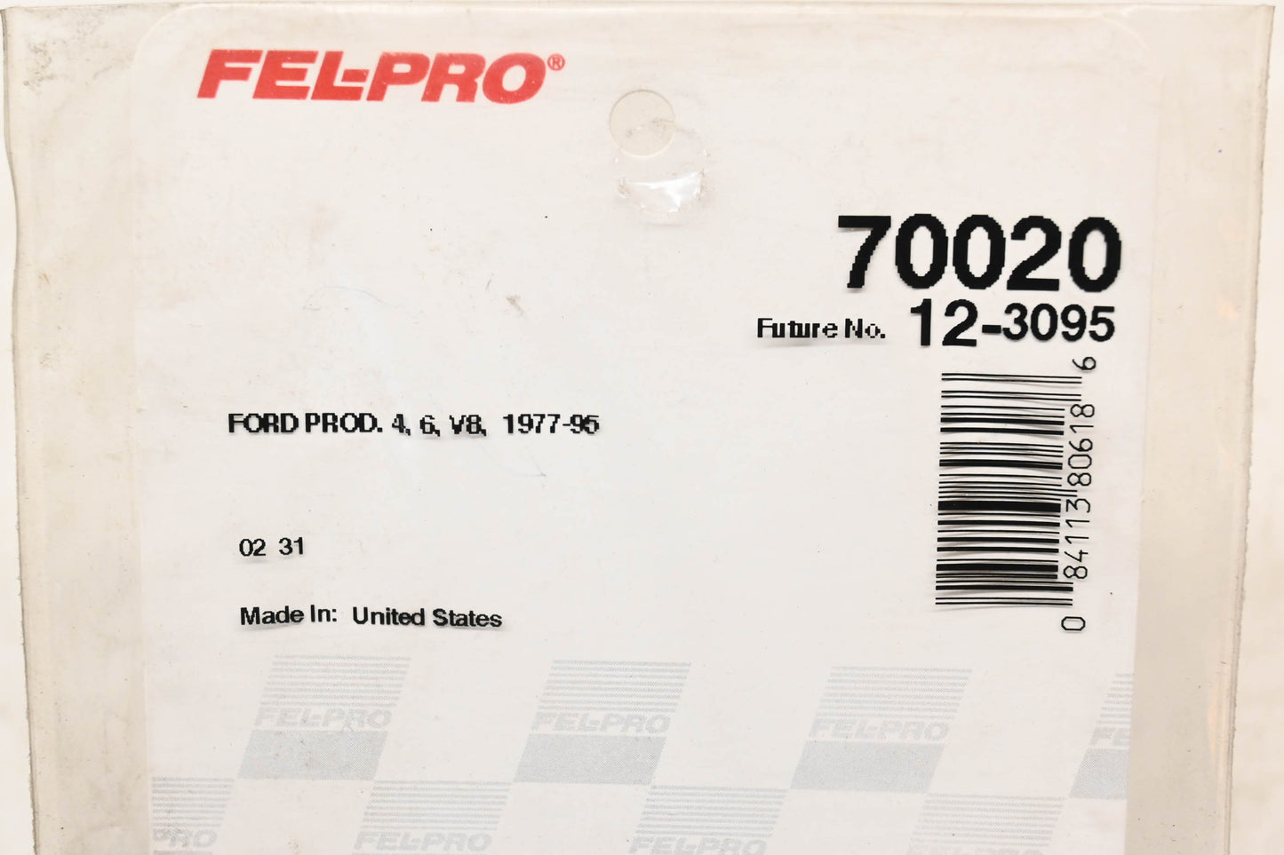 Fel-Pro 70020 EGR Valve Gasket NOS