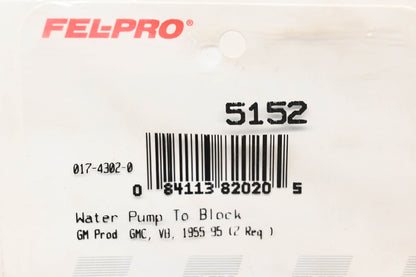 Fel-Pro 5152 Water Pump Gasket NOS