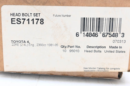 Fel-Pro ES71178 Head Bolt Kit NOS