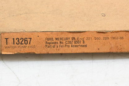 Fel-Pro 13267, C20Z-8507-B, T 13267 Water Pump Gasket NOS
