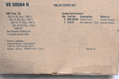 Fel-Pro VS 50504 R Valve Cover Gasket Kit NOS