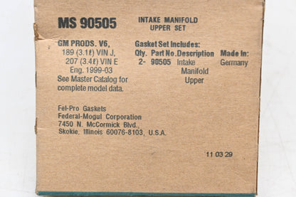 Fel-Pro MS 90505 Fuel Injection Plenum Gasket Kit NOS