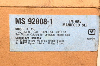 Fel-Pro MS 92808-1 Intake Manifold Gasket Kit NOS