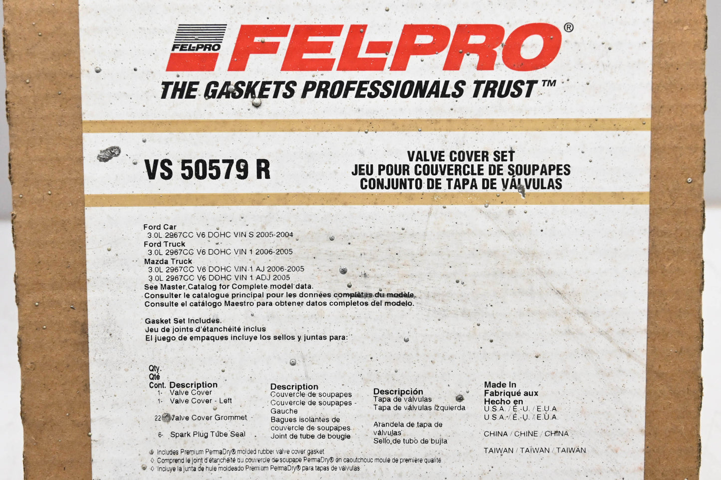 Fel-Pro VS 50579 R Valve Cover Gasket Kit NOS