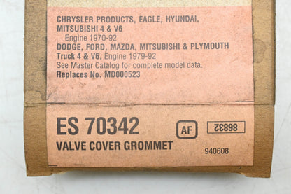 Fel-Pro ES 70342, MD000523 Valve Cover Grommet Kit NOS