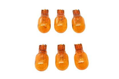 Wagner 916NA Amber Miniature Light Bulbs Qty 6 NOS