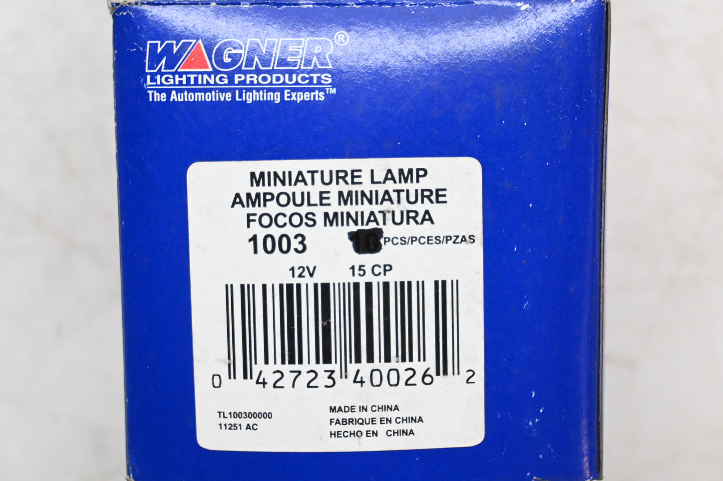 Wagner 1003 Miniature Light Bulbs Qty 8 NOS