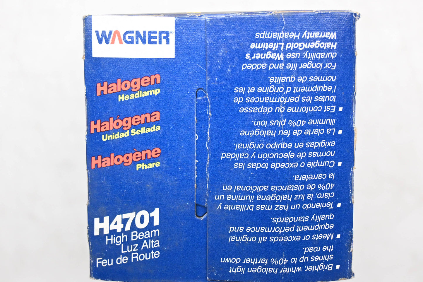 Wagner H4701 Halogen High Beam Headlight Assembly NOS