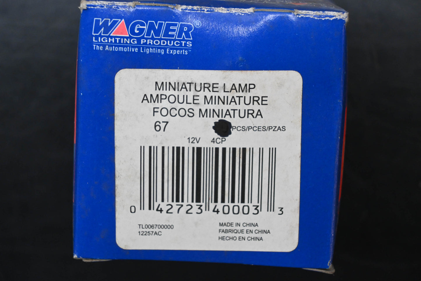 Wagner 67 Miniature Light Bulbs Qty 8 NOS