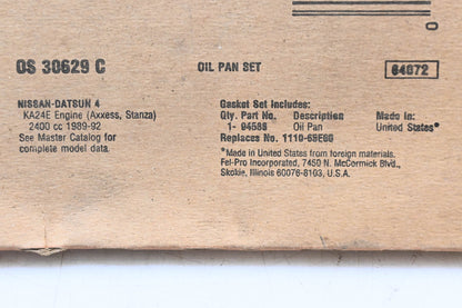 Fel-Pro OS 30629 C Oil Pan Gasket NOS