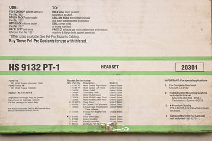 Fel-Pro HS 9132 PT-1, E4TZ 6079 B Head Gasket Kit NOS
