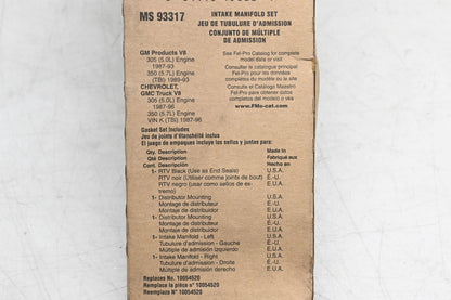 Fel-Pro MS 93317, 10054520 Intake Manifold Gasket Kit NOS