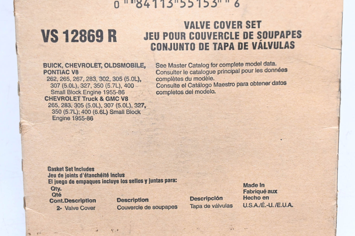 Fel-Pro VS 12869 R Valve Cover Gasket Kit NOS