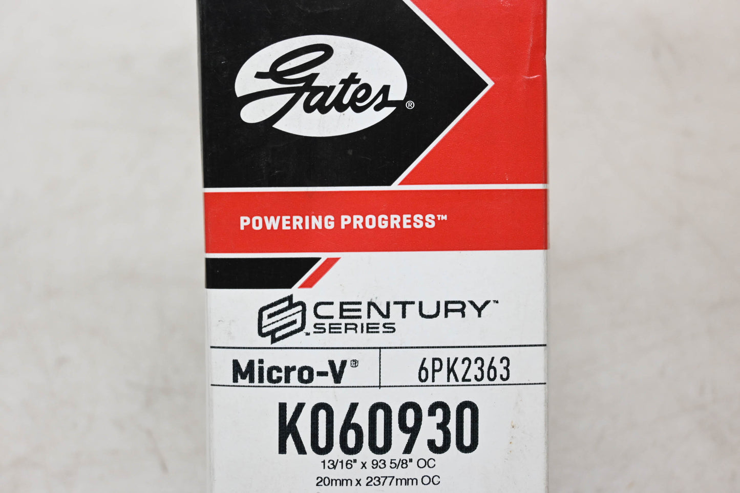 Gates K060930, 6PK2363 Micro-V Serpentine Belt NOS