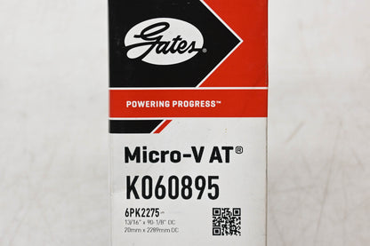 Gates K060895, 6PK2275 Micro-V Serpentine Belt NOS