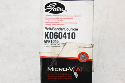 Gates K060410, 6PK1045 Micro-V Serpentine Belt NOS