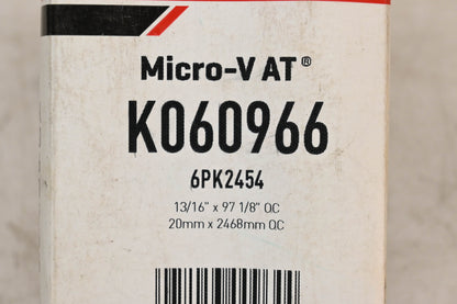 Gates K060966, 6PK2454 Micro-V Serpentine Belt NOS