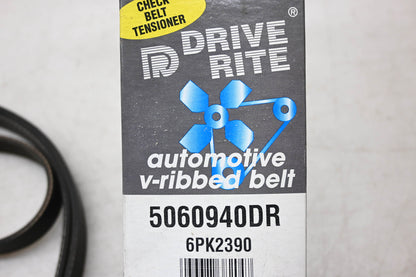 Drive Rite 5060940DR, 6PK2390 Serpentine Belt NOS