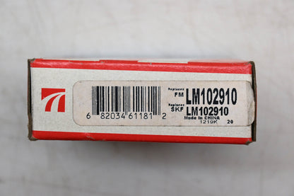 Precision LM102910 Tapered Roller Bearing Race NOS
