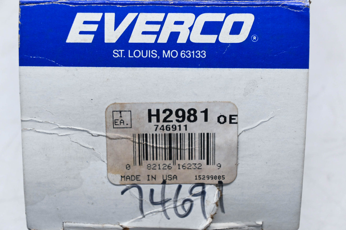 Everco H2981, 746911 Heater Control Valve NOS