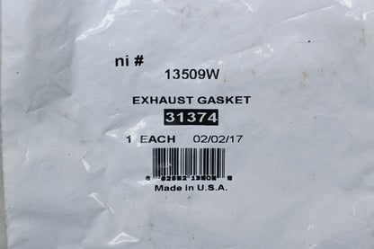 Aftermarket 31374, 13509W Exhaust Pipe Flange Gasket NOS